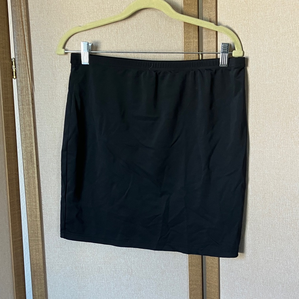 FINAL MARKDOWN SHEIN Curve Elegant Black skirt 0x